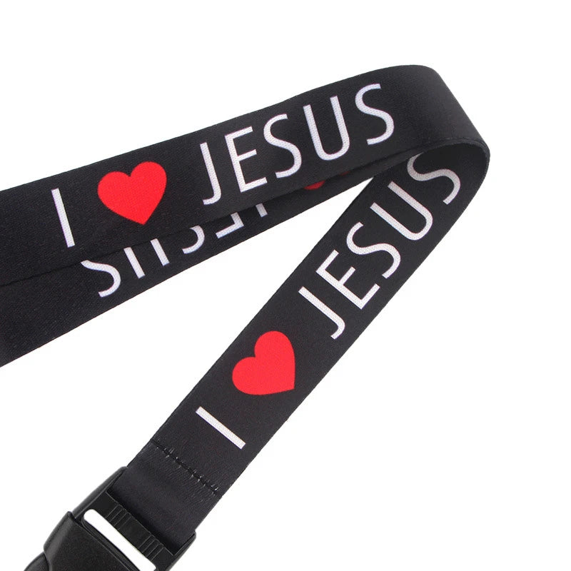 I LOVE JESUS Neck Strap Lanyard