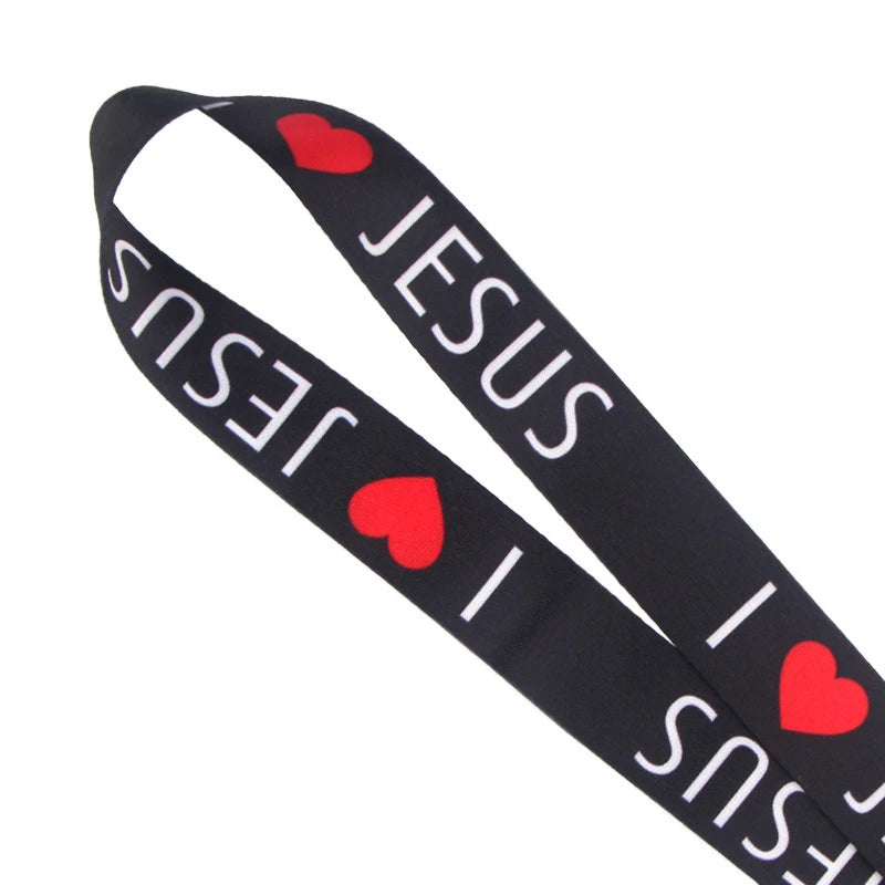 I LOVE JESUS Neck Strap Lanyard